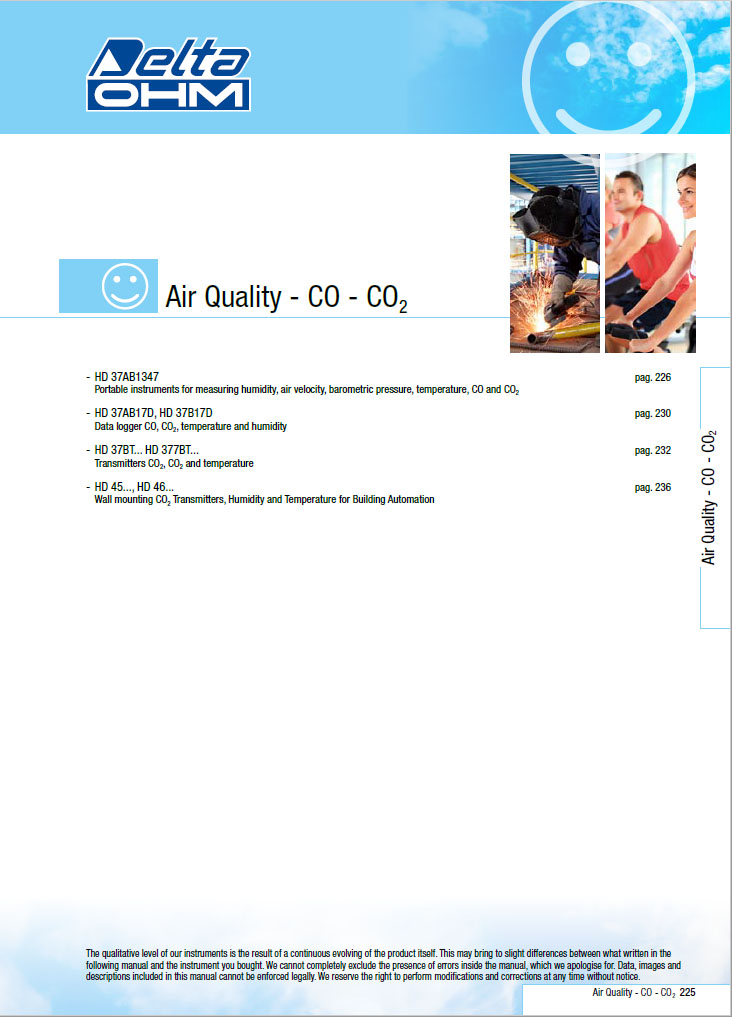 Jakość powietrza - pomiar CO i CO2
