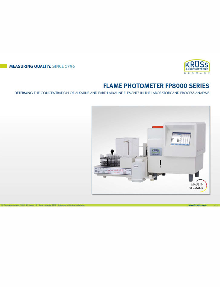 Fotometry płomieniowe KRUSS