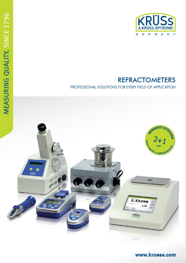 Refraktometry ręczne, laboratoryjne, procesowe KRUSS