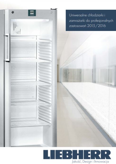 Katalog chłodziarek i zamrażarek linii profesjonalnej
